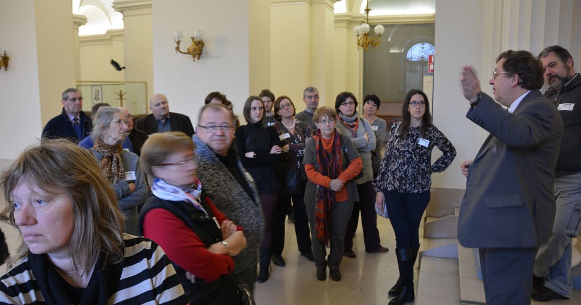 Le MR de Rebecq en visite au Parlement Fédéral le 8 février 2014