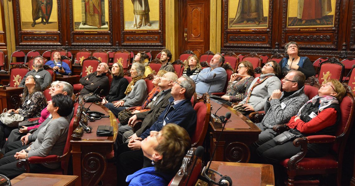 Le MR de Rebecq en visite au Parlement Fédéral le 8 février 2014